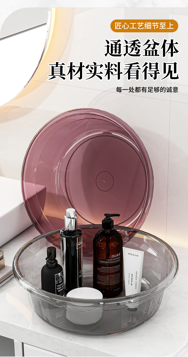 Washbasin Thickened Plastic Household Large-size Laundry Basin Student Dormitory Foot Basin Baby Small Basin