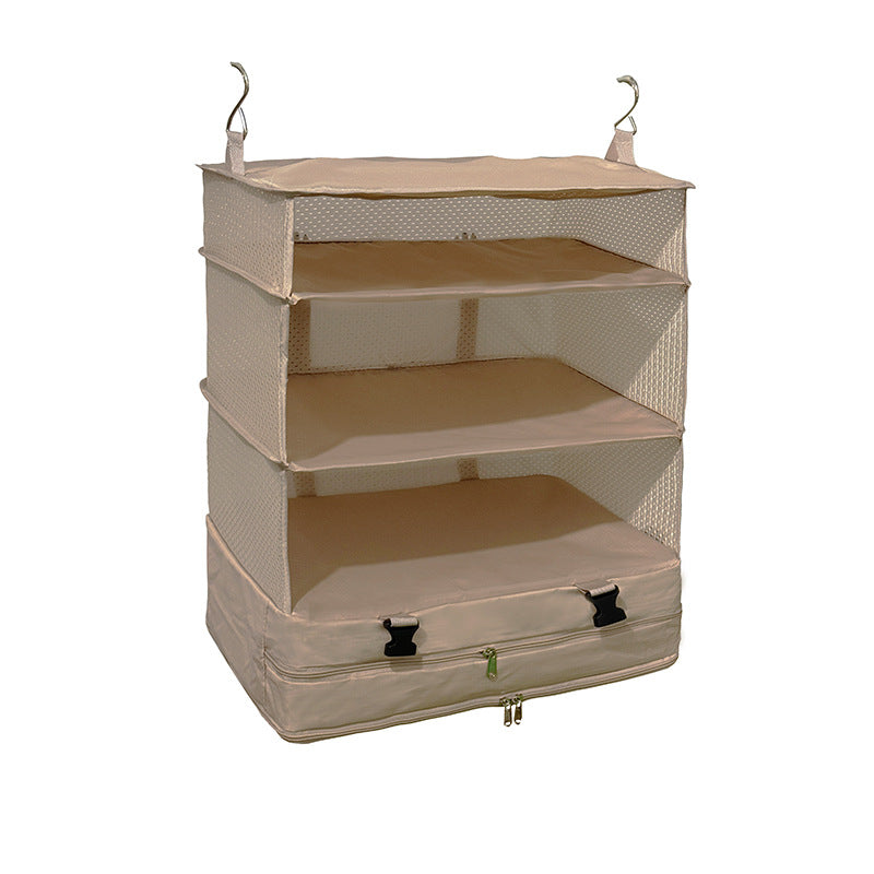 Hanging Bag Portable Storage Bag Wall-Mounted Space-Saving Travel Hanging Bag Wall-Mounted Travel Folding Wardrobe Storage