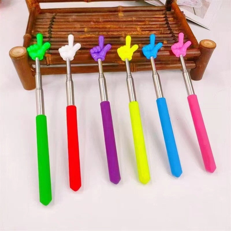Telescopic Finger Reading Stick Reading Finger Reading Stick Finger Stick Reading Pointer Baton Teacher Teaching Stick Wholesale