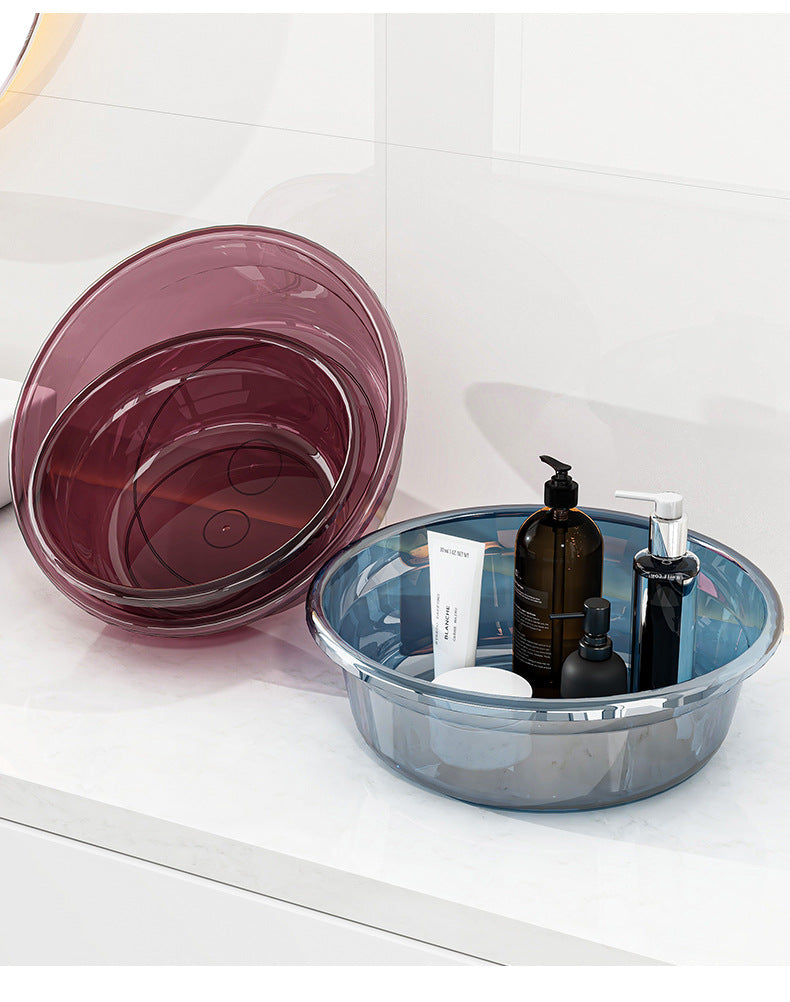 Washbasin Thickened Plastic Household Large-size Laundry Basin Student Dormitory Foot Basin Baby Small Basin