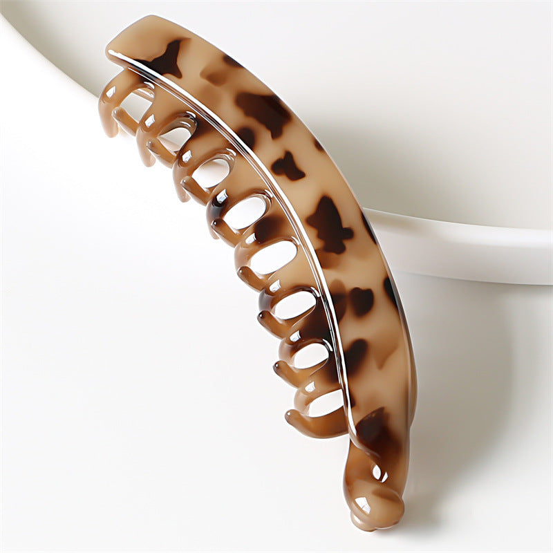13cm Large Banana Clip Simple Vertical Hair Clip Elegant Hair Clip Ponytail Clip Back of the Head Grabber Wholesale