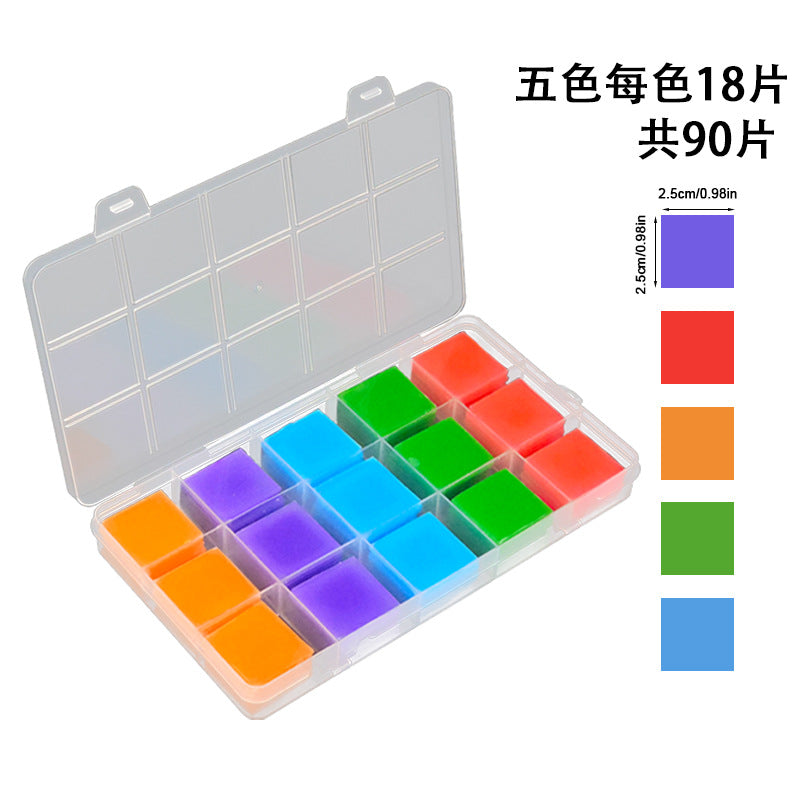 DIY new diamond dot drill silicone block square dot drill mud multi-color optional color box factory direct supply