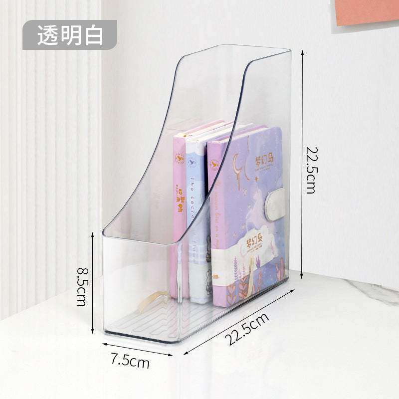 Document storage rack wholesale thickened transparent desktop a4 acrylic vertical office data file student finishing rack