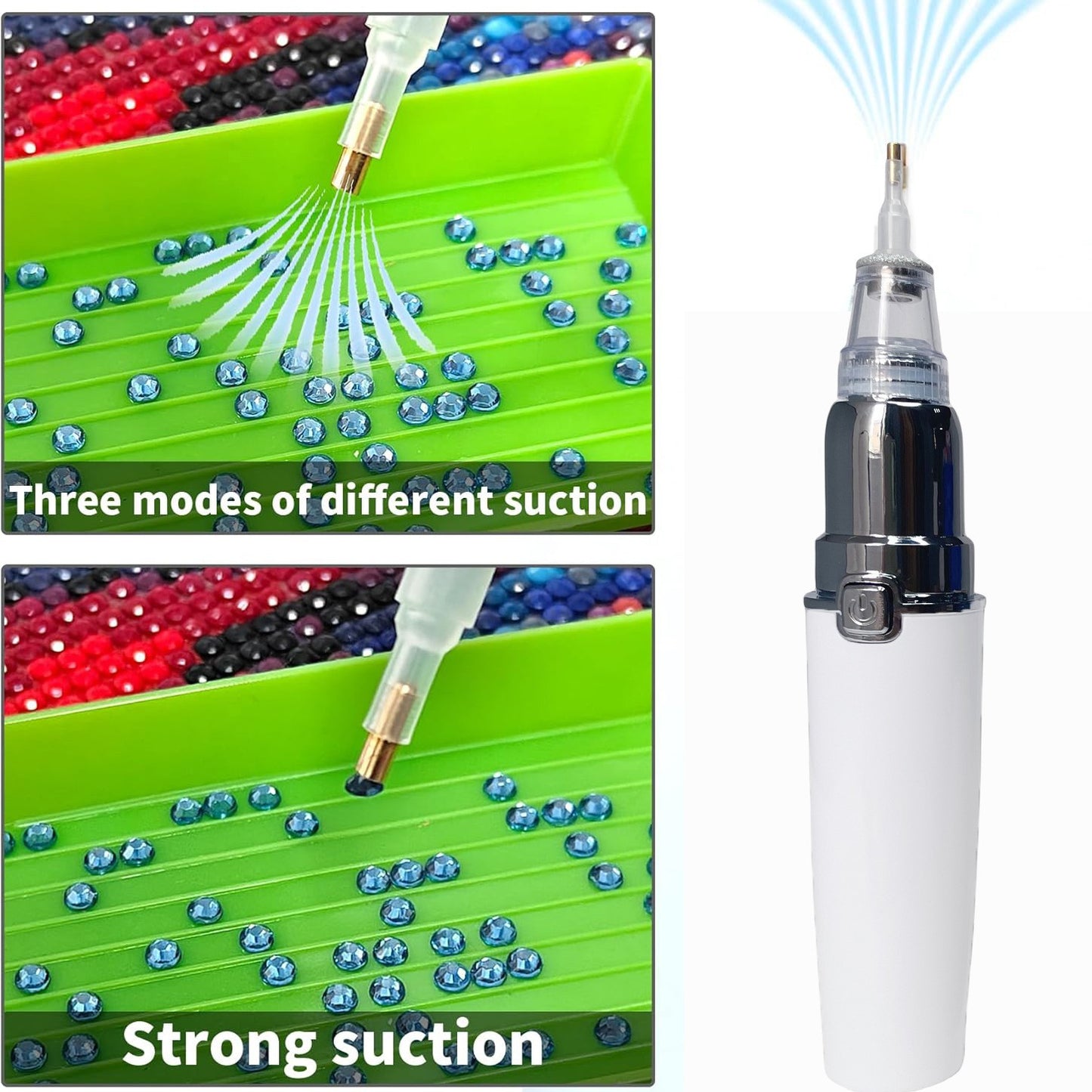 2025 Amazon new electric drill pen radio suction pen diamond painting tool DIY drill artifact