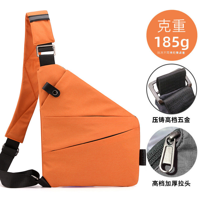 Chest Bag Men's Distinctive Shoulder Crossbody Bag Fashion Cross Bag Multifunctional Sports Fashion Underarm Bag Men's Chest Bag