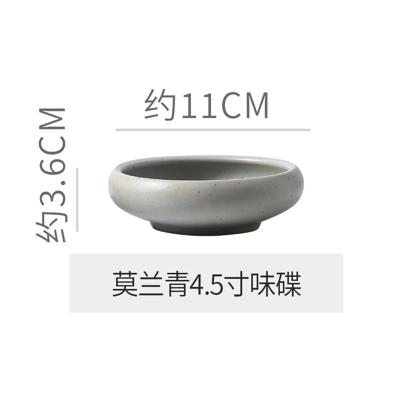 Retro Japanese Style Ceramic Bowl Creative Personality Household Rice Bowl Restaurant Special Snack Bowl Dessert Salad Bowl
