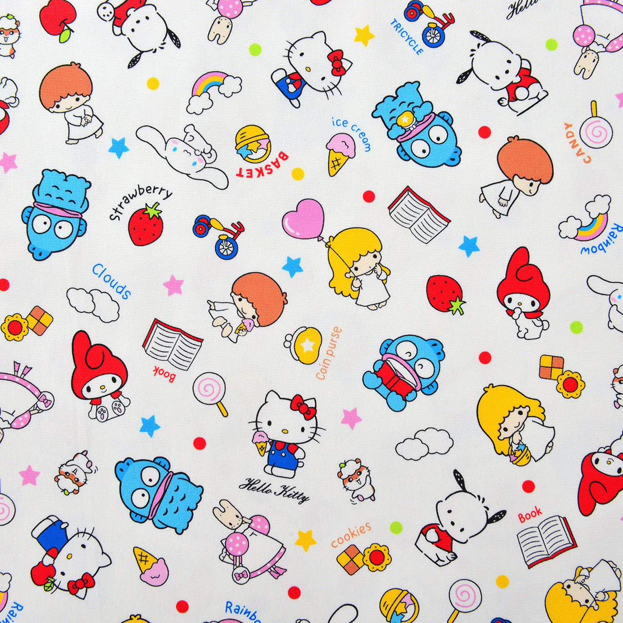 8 An Fine Sail Pure Cotton Ba An Canvas Fabric Handmade Tablecloth Bag Pet Cartoon Thickened Cotton Kitty Fabric