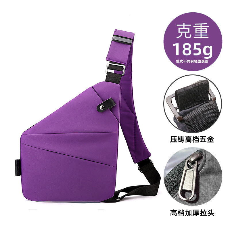 Chest Bag Men's Distinctive Shoulder Crossbody Bag Fashion Cross Bag Multifunctional Sports Fashion Underarm Bag Men's Chest Bag