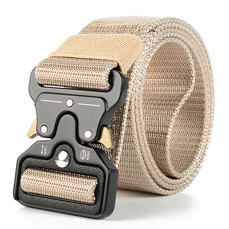 Factory direct cross-border nylon automatic buckle belt outdoor tooling tactical pants belt military training belt men wholesale