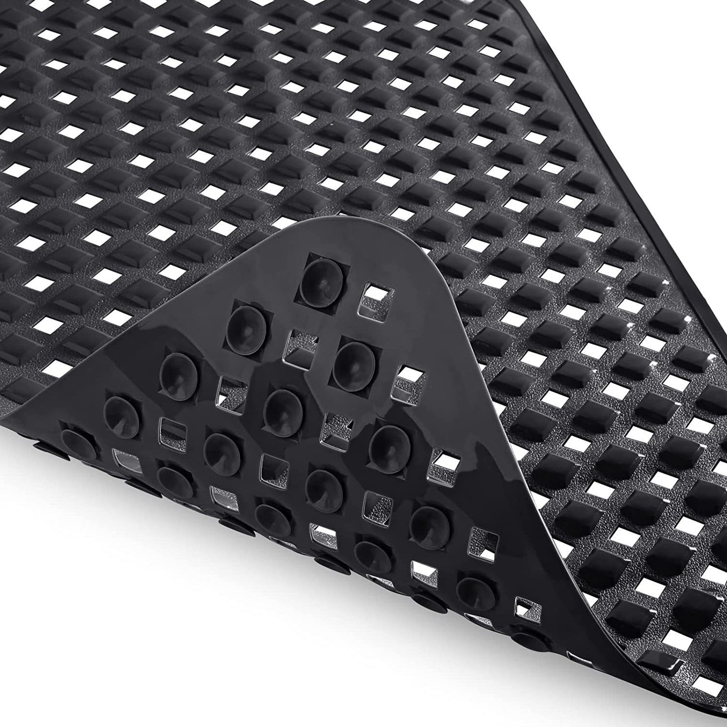 Bathroom Non-Slip Mat Long Diamond-Shaped Bathtub Mat European and American Popular Bath Mat Anti-Fall Suction Cup Foot Mat Shower Room Floor Mat
