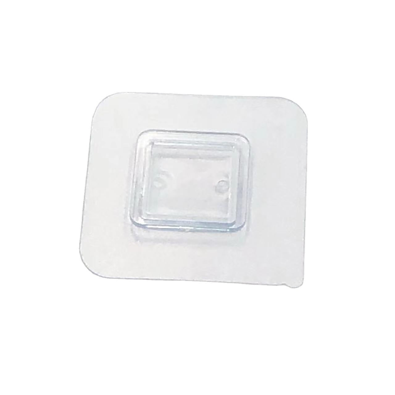 No-Drill Adhesive Storage Rack Patch Wholesale Accessories, Adhesive Hooks, Square Wall-Mounted Plastic Flat Buckle Clips