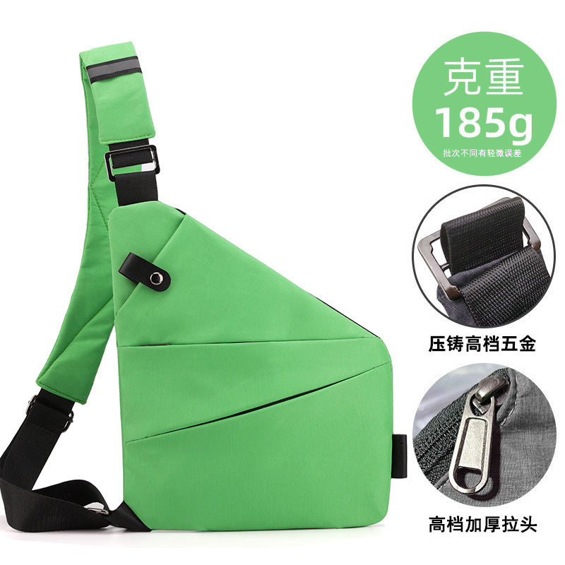 Chest Bag Men's Distinctive Shoulder Crossbody Bag Fashion Cross Bag Multifunctional Sports Fashion Underarm Bag Men's Chest Bag