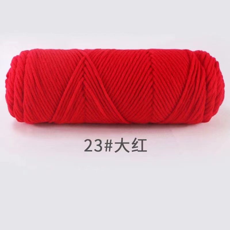 8 strands milk cotton eight strands lover cotton handmade diy material coated wool scarf hat hook shoes medium thick wool ball