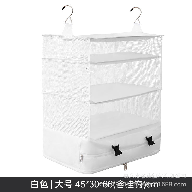 Hanging Bag Portable Storage Bag Wall-Mounted Space-Saving Travel Hanging Bag Wall-Mounted Travel Folding Wardrobe Storage