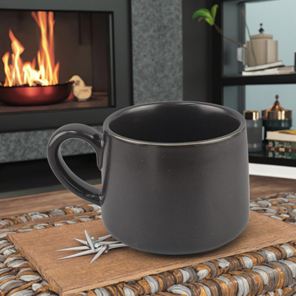 Solid Color Ceramic Mug Custom-made Cup Simple Nordic Style Ceramic Drinking Cup Milk Cup Breakfast Cup Coffee Cup