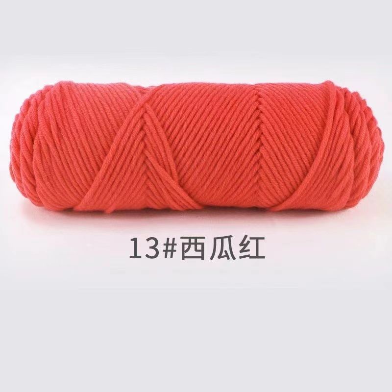 8 strands milk cotton eight strands lover cotton handmade diy material coated wool scarf hat hook shoes medium thick wool ball