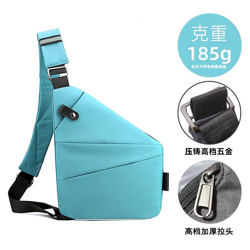 Chest Bag Men's Distinctive Shoulder Crossbody Bag Fashion Cross Bag Multifunctional Sports Fashion Underarm Bag Men's Chest Bag