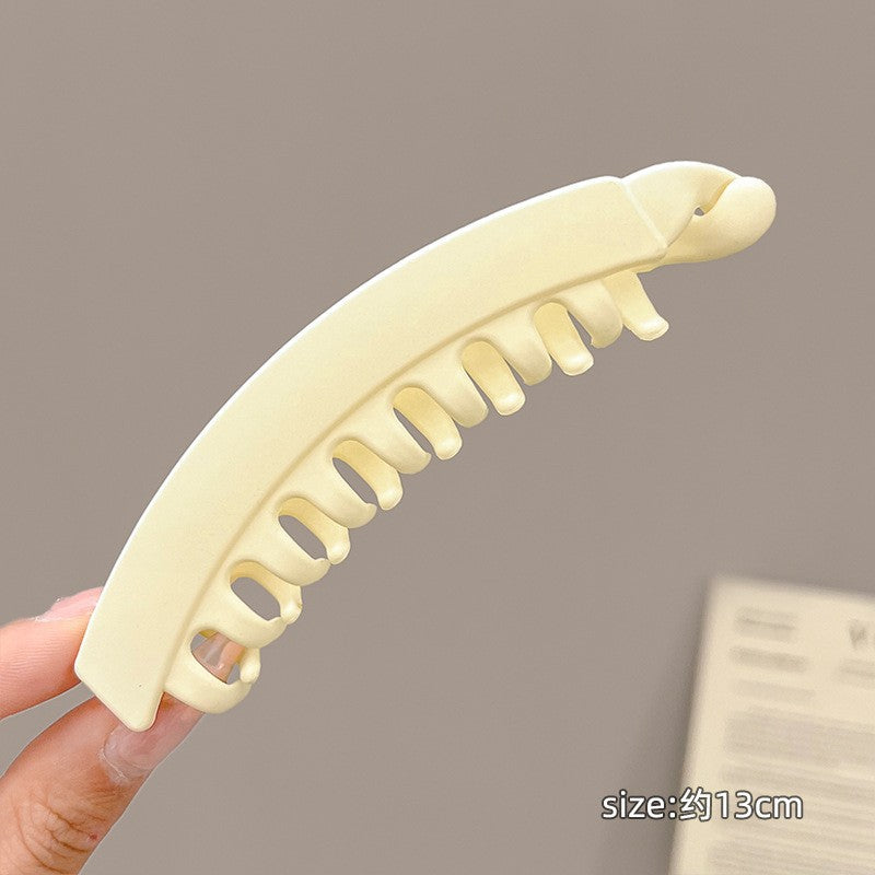 13cm Large Banana Clip Simple Vertical Hair Clip Elegant Hair Clip Ponytail Clip Back of the Head Grabber Wholesale