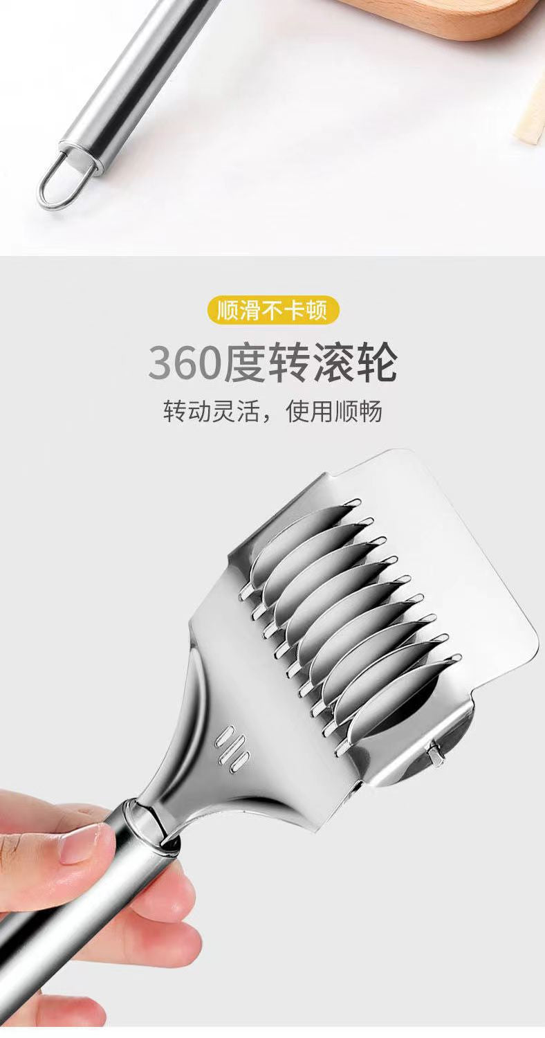 Rolling Noodles Knife Household Cutting Scallion Noodles New Roller Knife Noodles Cutting Knife Commercial Noodles Cutting Artifact
