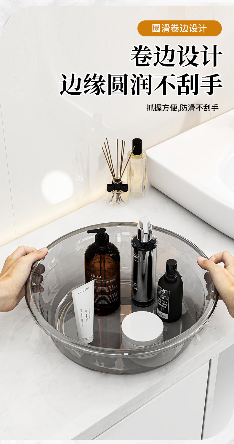 Washbasin Thickened Plastic Household Large-size Laundry Basin Student Dormitory Foot Basin Baby Small Basin