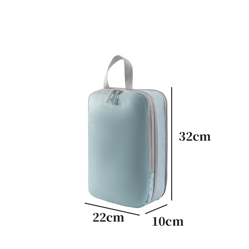 Travel Storage Bag Compression Bag Four-piece Set Travel Artifact Packaging Clothing Washing and Maternity Suitcase Organizing Bag