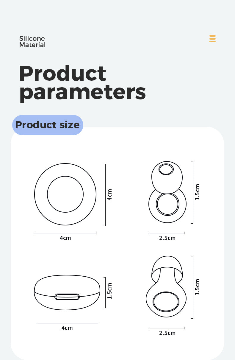 Silicone Earplugs for Sleep Noise Cancel Noise Reduction-Soundproof Reduce Disturbances -Quality loop Earplugs