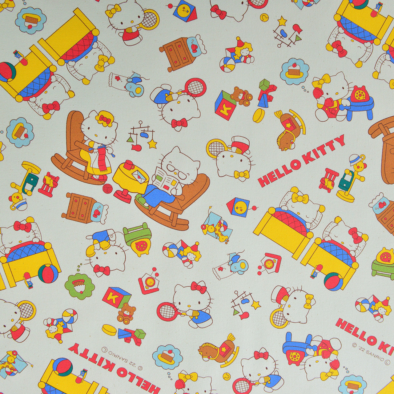 8 An Fine Sail Pure Cotton Ba An Canvas Fabric Handmade Tablecloth Bag Pet Cartoon Thickened Cotton Kitty Fabric
