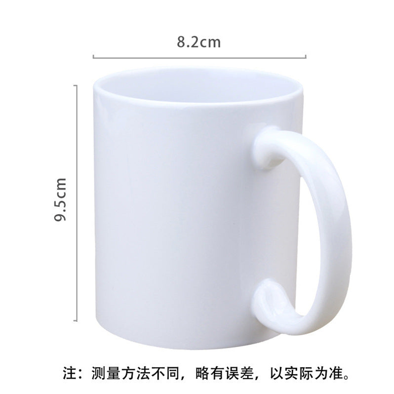 Heat Transfer Mug Holiday Commemorative Printing Photo White Cup logo Creative Ceramic Cup Making Advertising Printing Picture
