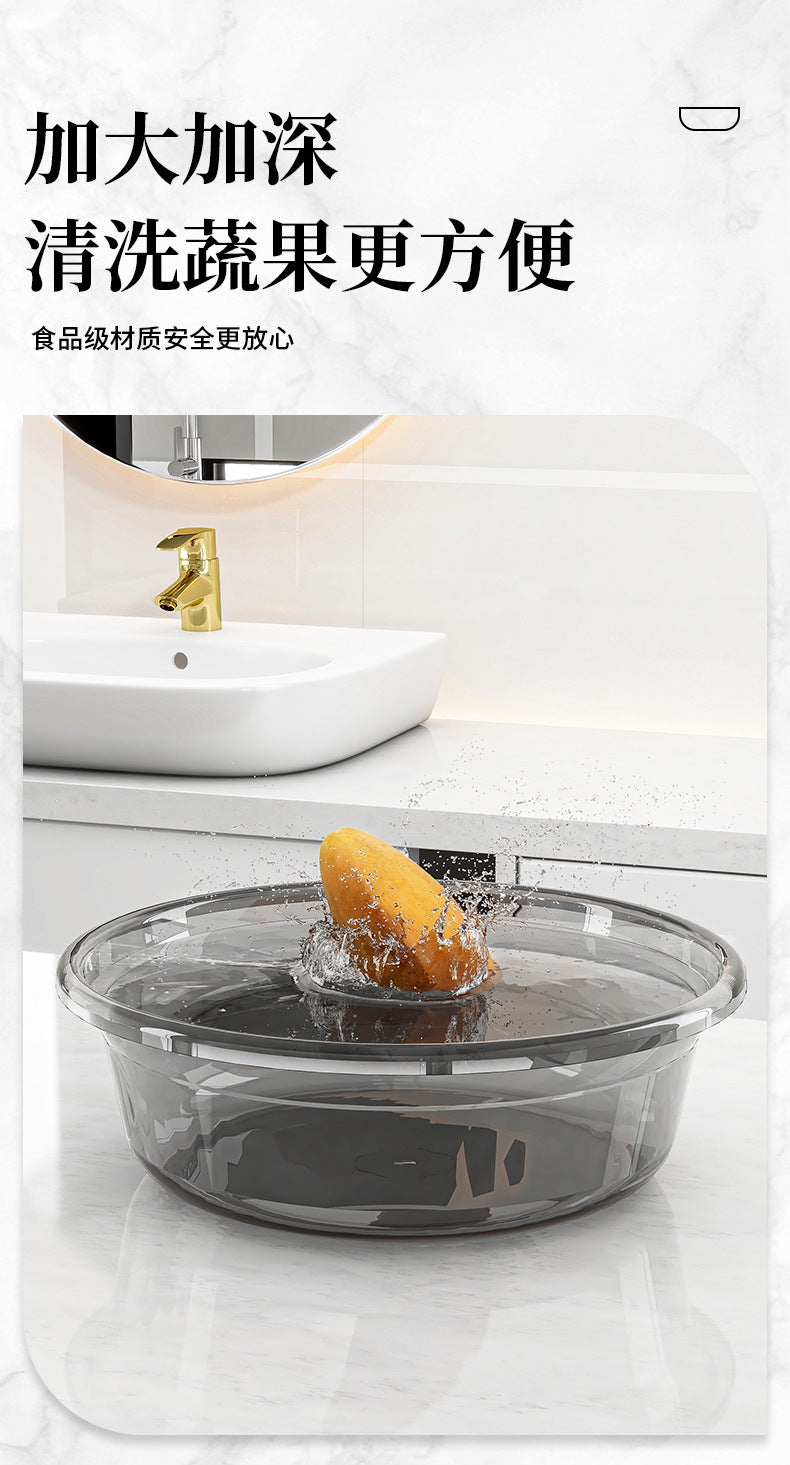 Washbasin Thickened Plastic Household Large-size Laundry Basin Student Dormitory Foot Basin Baby Small Basin