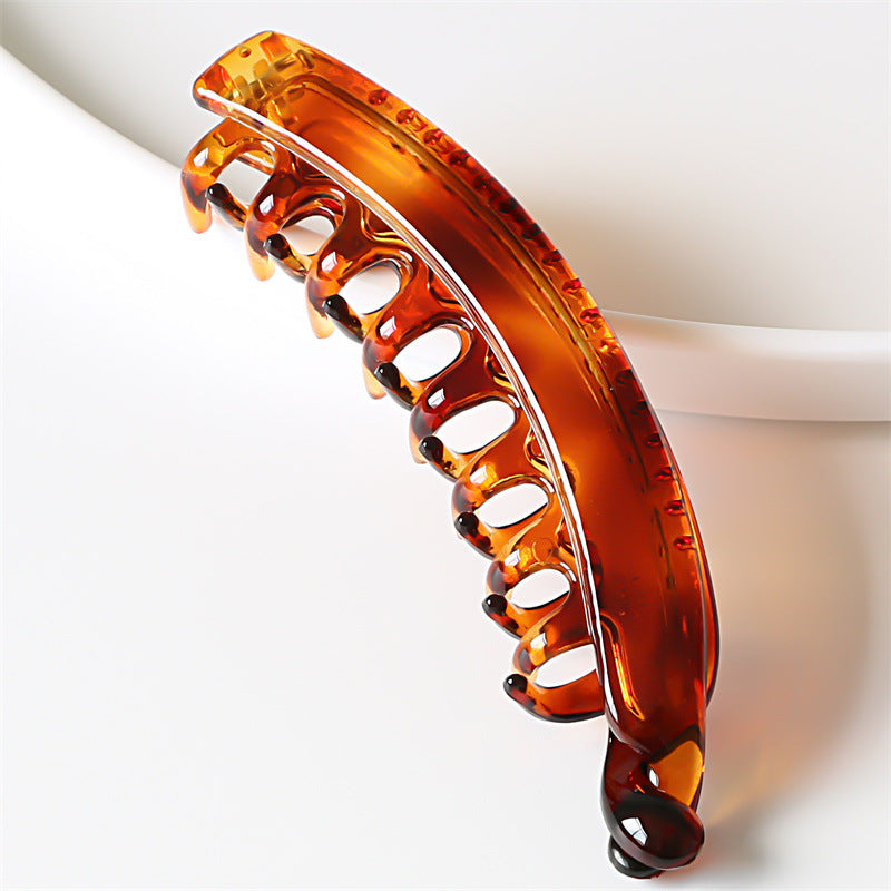 13cm Large Banana Clip Simple Vertical Hair Clip Elegant Hair Clip Ponytail Clip Back of the Head Grabber Wholesale