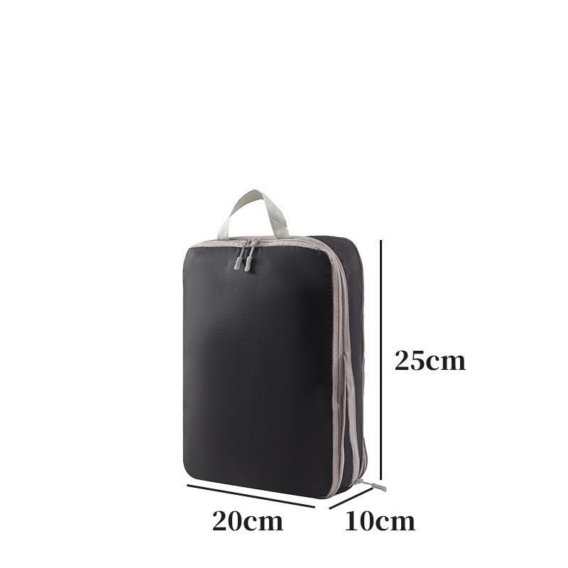 Travel Storage Bag Compression Bag Four-piece Set Travel Artifact Packaging Clothing Washing and Maternity Suitcase Organizing Bag