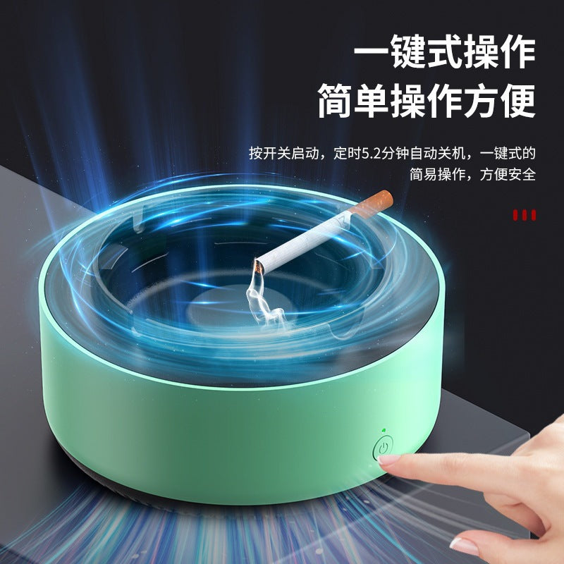 Self-priming household negative ion oxygen bar oxidation purifier multifunctional intelligent second-hand smoke dust ashtray