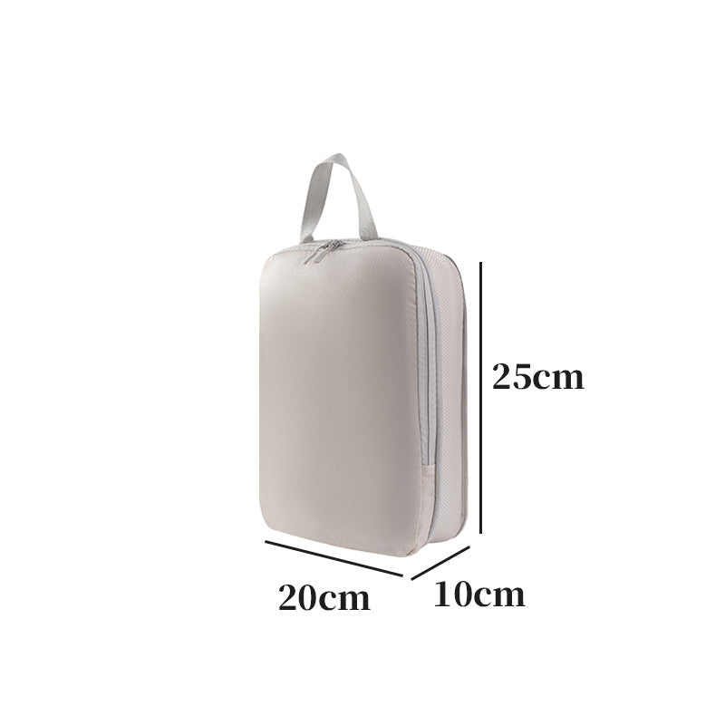 Travel Storage Bag Compression Bag Four-piece Set Travel Artifact Packaging Clothing Washing and Maternity Suitcase Organizing Bag