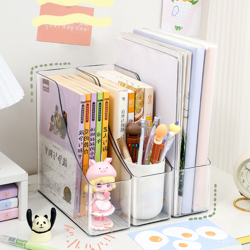 Document storage rack wholesale thickened transparent desktop a4 acrylic vertical office data file student finishing rack