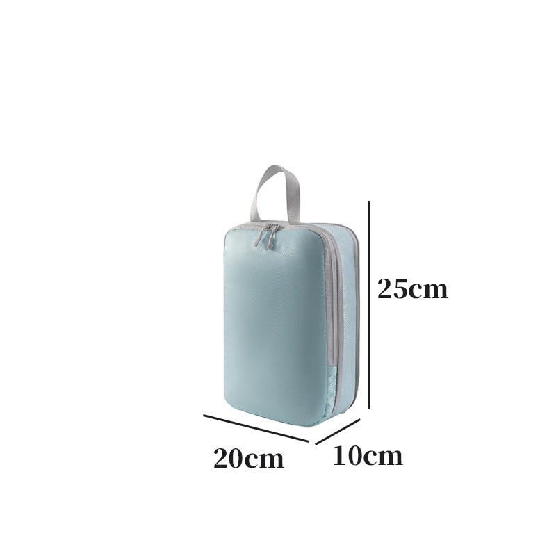 Travel Storage Bag Compression Bag Four-piece Set Travel Artifact Packaging Clothing Washing and Maternity Suitcase Organizing Bag