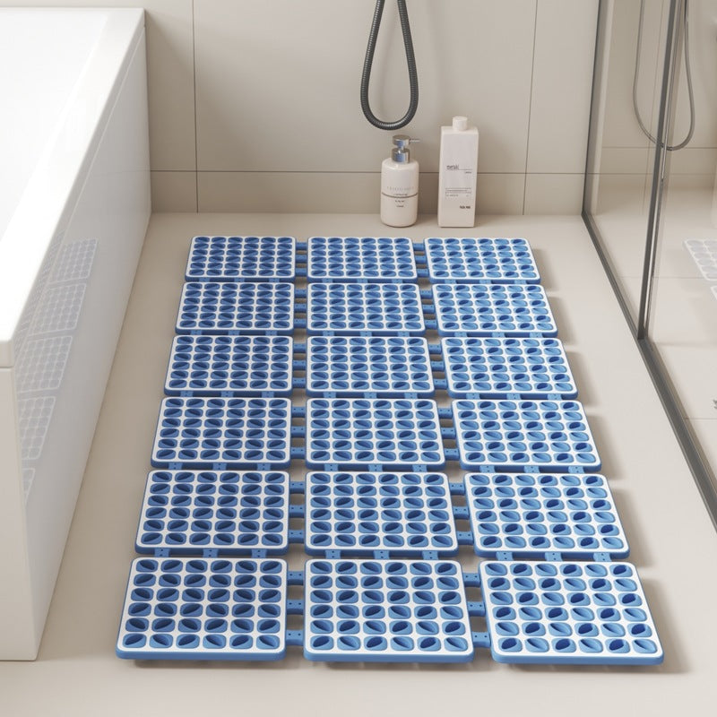 Bathroom Anti-slip Mat Shower Room Bathroom Anti-fall Mat Bathroom Toilet Waterproof Hollow Mat