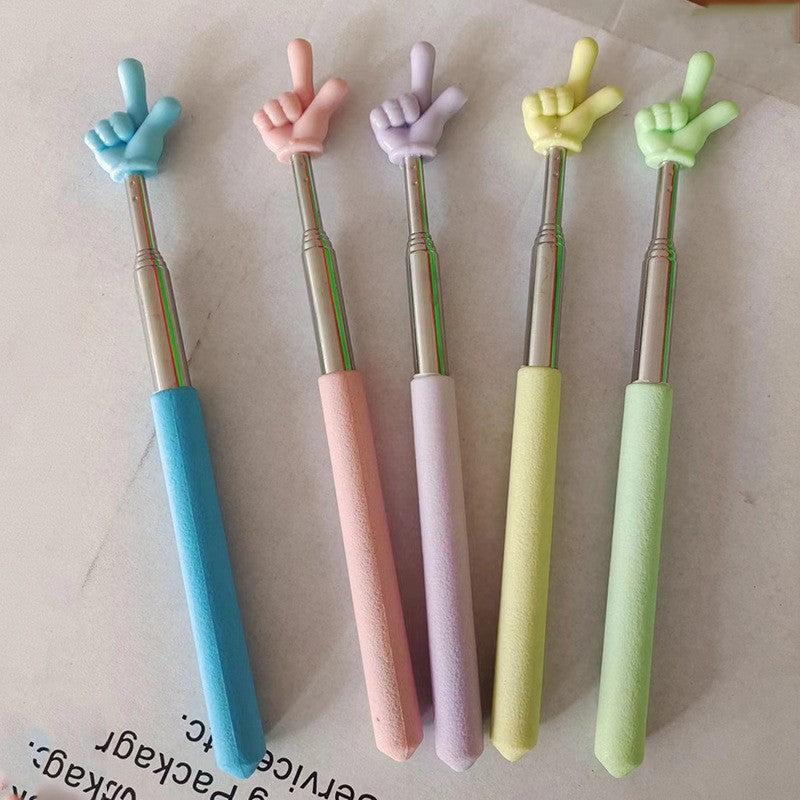 Telescopic Finger Reading Stick Reading Finger Reading Stick Finger Stick Reading Pointer Baton Teacher Teaching Stick Wholesale