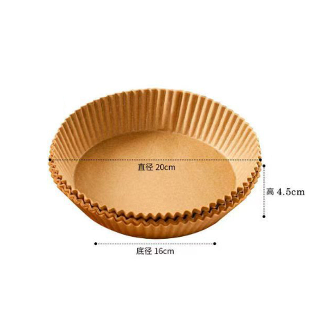 Special Paper Tray for Air Fryer Oil Absorbing Paper Disposable Baking Paper Tray Round Baking Oven Special Factory Outlet