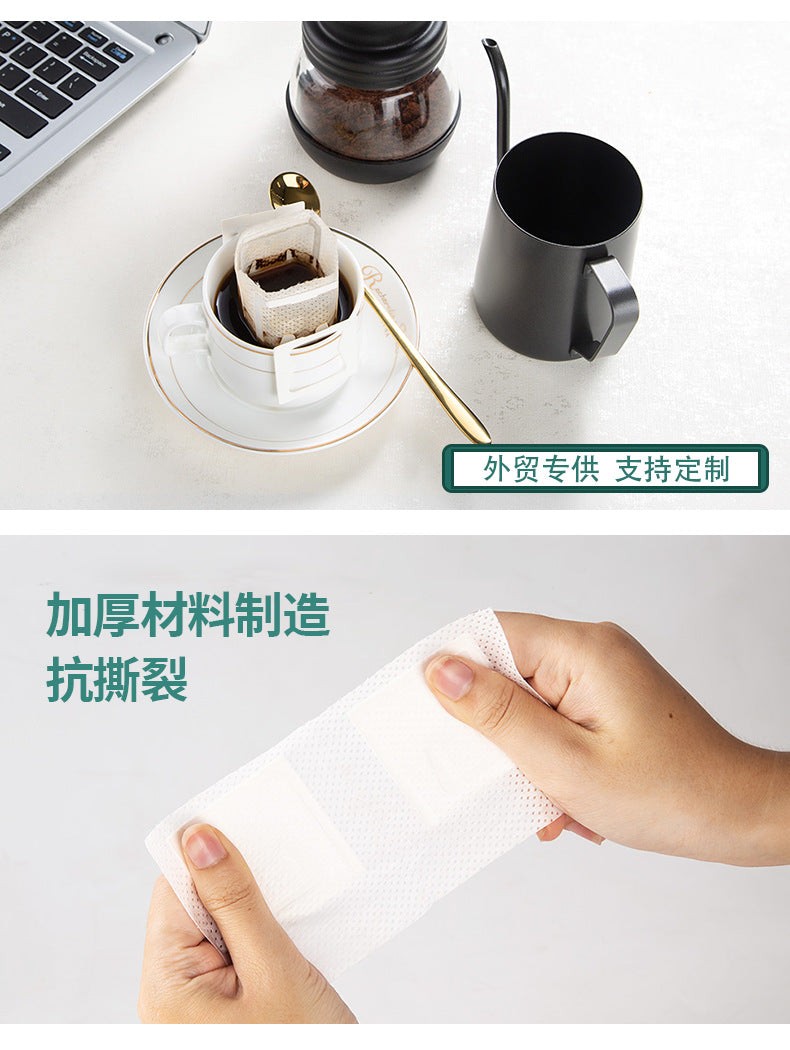 Coffee Filter Paper Hanging Ear Coffee Filter Bag Thickened Material Drip Filter Bag Disposable Hand-flush Portable Drip Coffee Bag