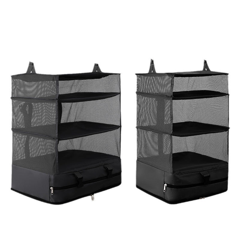 Hanging Bag Portable Storage Bag Wall-Mounted Space-Saving Travel Hanging Bag Wall-Mounted Travel Folding Wardrobe Storage