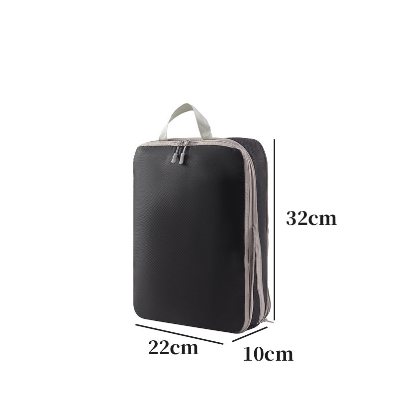 Travel Storage Bag Compression Bag Four-piece Set Travel Artifact Packaging Clothing Washing and Maternity Suitcase Organizing Bag