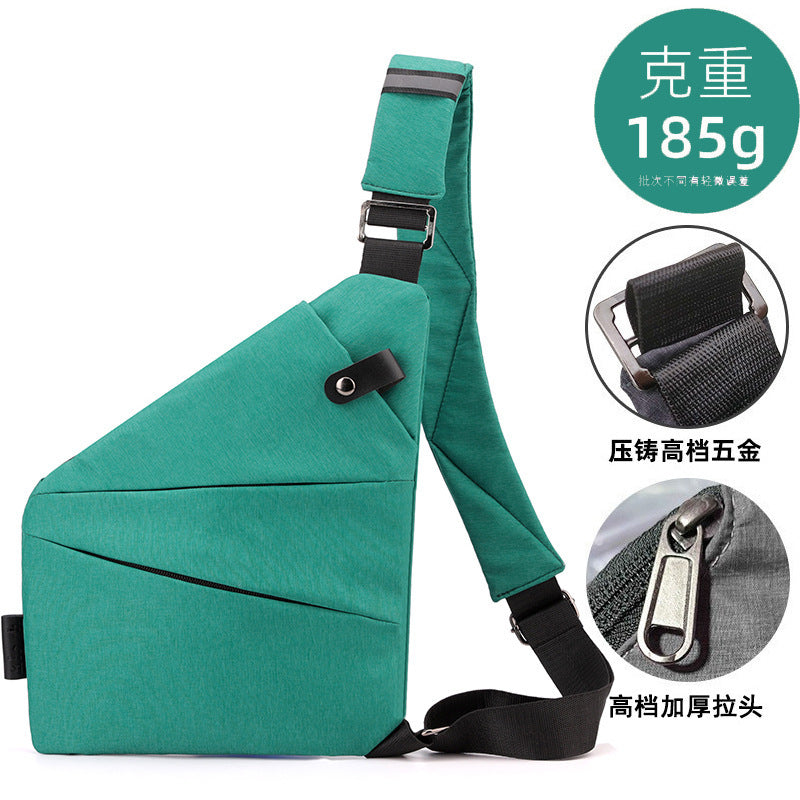 Chest Bag Men's Distinctive Shoulder Crossbody Bag Fashion Cross Bag Multifunctional Sports Fashion Underarm Bag Men's Chest Bag