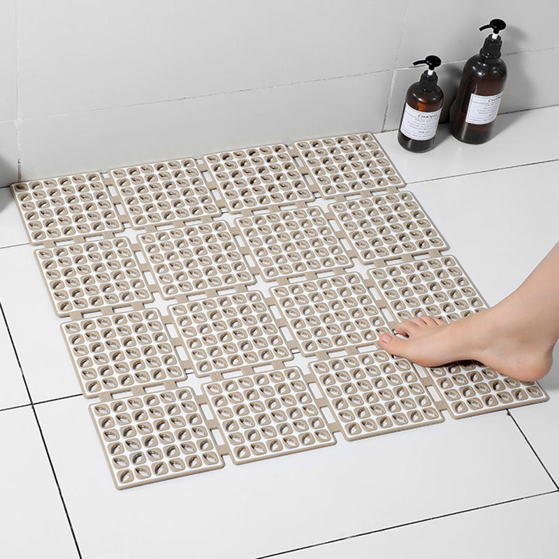 Environmental protection tpe material bathroom anti-slip mat bath tank shower room bath toilet floor mat suction cup anti-fall mat