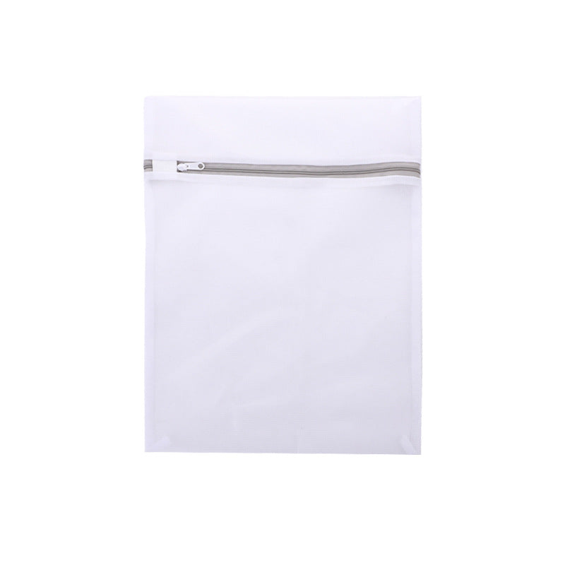 Factory Straight Hair Thickeneded Fine Mesh Gray Zipper Laundry Bag Machine Washable Clothing Care Bag Travel Storage Mesh Bag in Stock