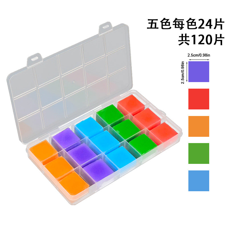 DIY new diamond dot drill silicone block square dot drill mud multi-color optional color box factory direct supply