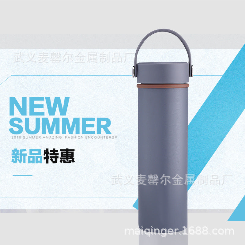 Real ceramic liner thermos cup with replaceable core vacuum three-layer bone china stainless steel cup business gift coffee cup