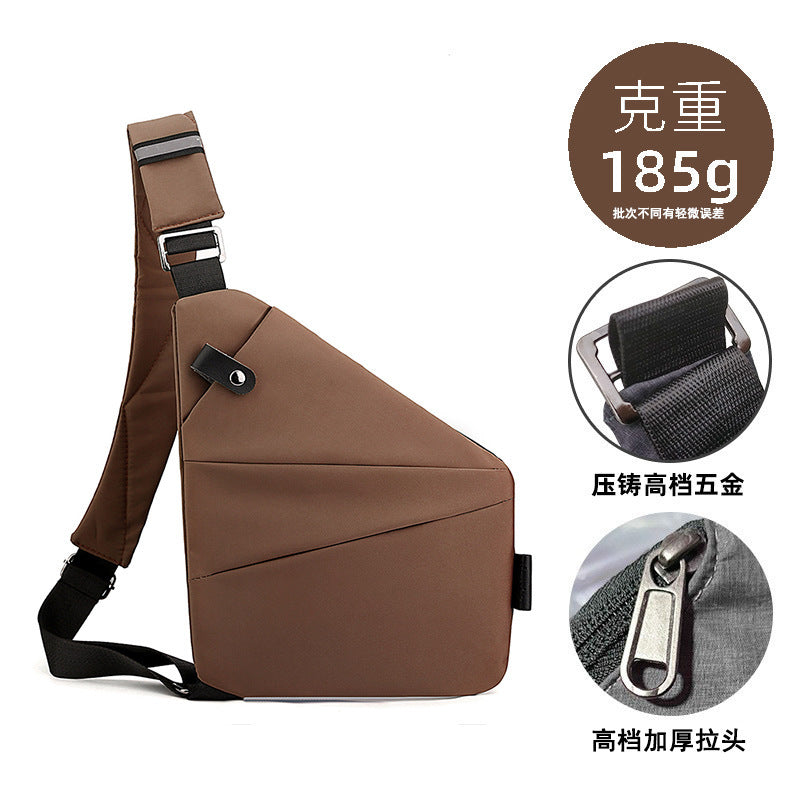Chest Bag Men's Distinctive Shoulder Crossbody Bag Fashion Cross Bag Multifunctional Sports Fashion Underarm Bag Men's Chest Bag