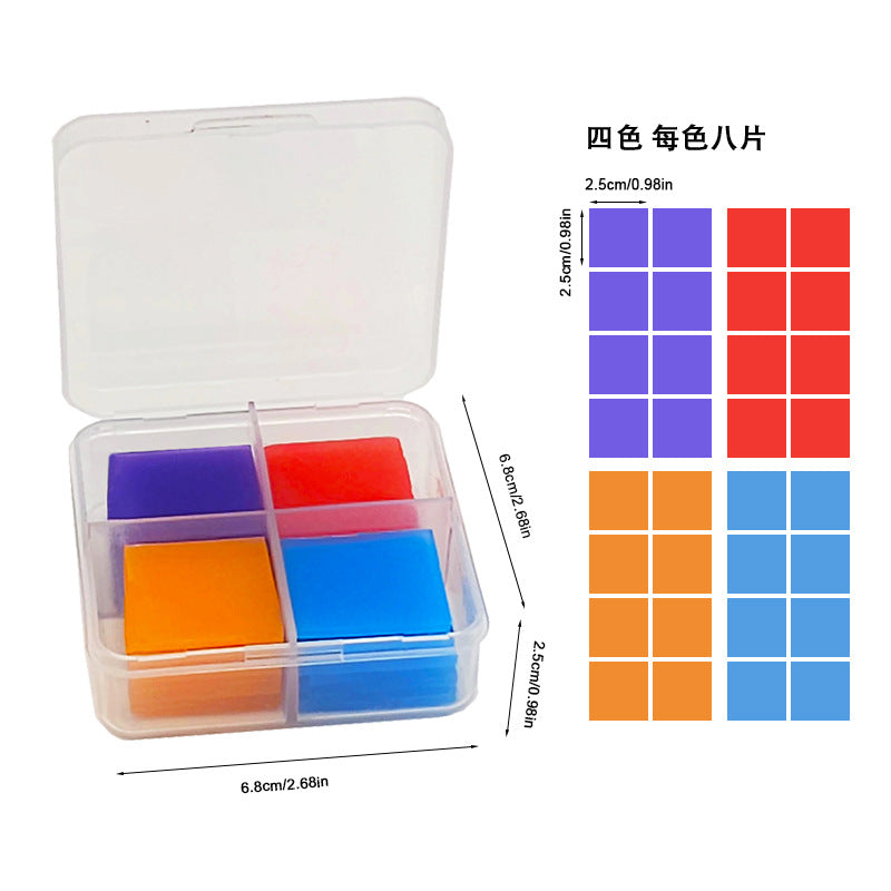DIY new diamond dot drill silicone block square dot drill mud multi-color optional color box factory direct supply
