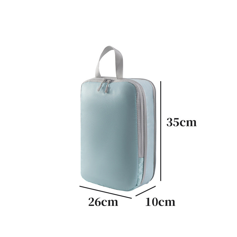 Travel Storage Bag Compression Bag Four-piece Set Travel Artifact Packaging Clothing Washing and Maternity Suitcase Organizing Bag