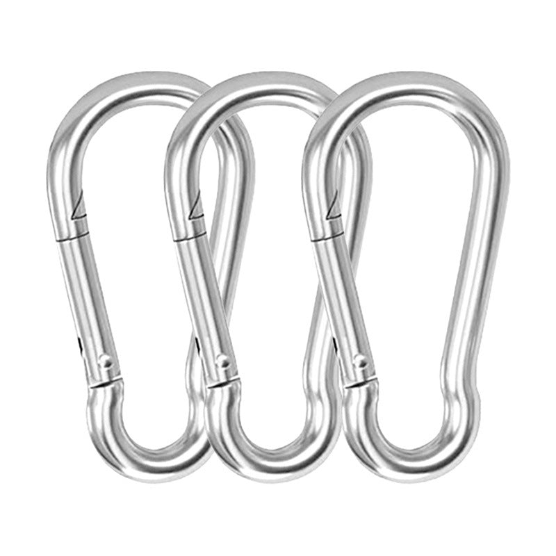 Safety Buckle, Climbing Buckle, Stainless Steel Lock, Spring Safety Ring, Outdoor Rock Climbing Accessories, Factory Direct Sales, Safety Hook